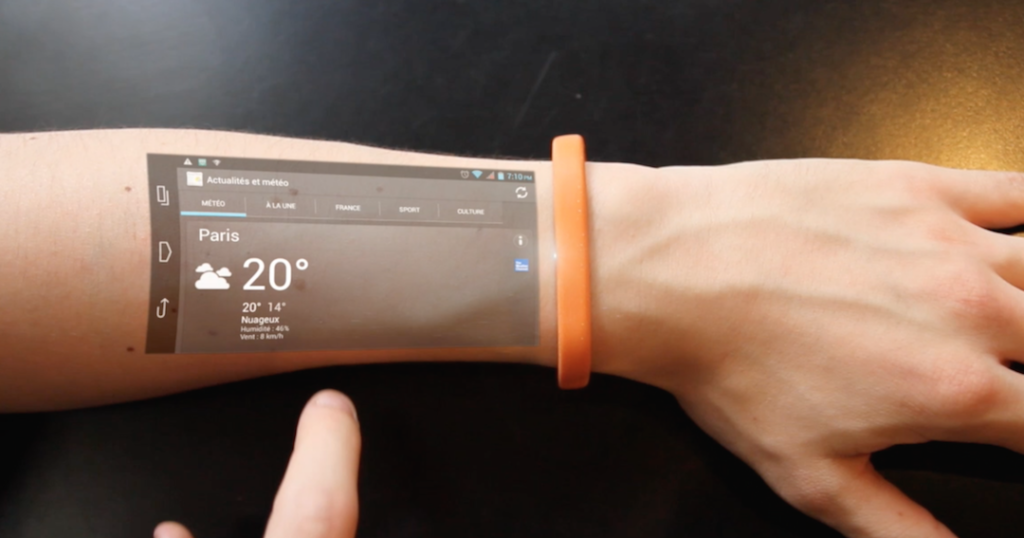 Cicret projette un écran tactile sur votre bras ! 1 cicret projette un ecran tactile sur votre bras