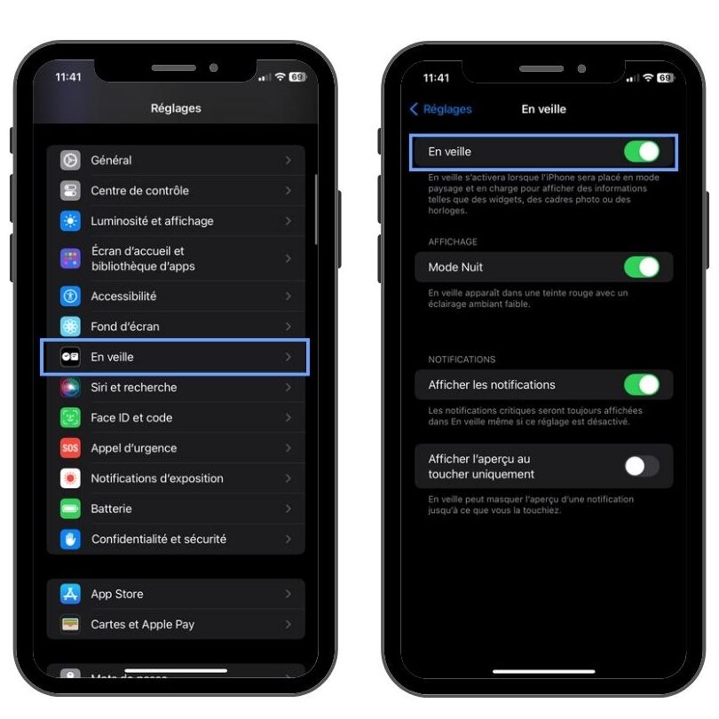Comment activer le mode « En veille » sur votre iPhone ? 1 comment activer le mode en veille sur votre iphone