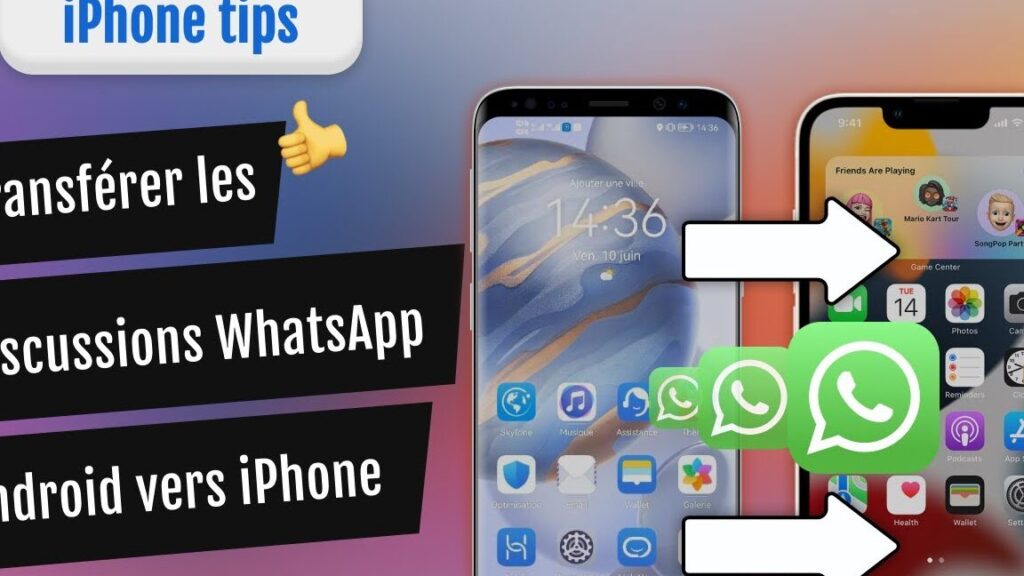 Comment transférer des messages WhatsApp sur Android vers iPhone ? 1 comment transferer des messages whatsapp sur android vers iphone