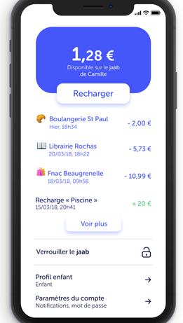 Jaab, le paiement sans contact pour les enfants par La Poste 1 jaab le paiement sans contact pour les enfants par la poste