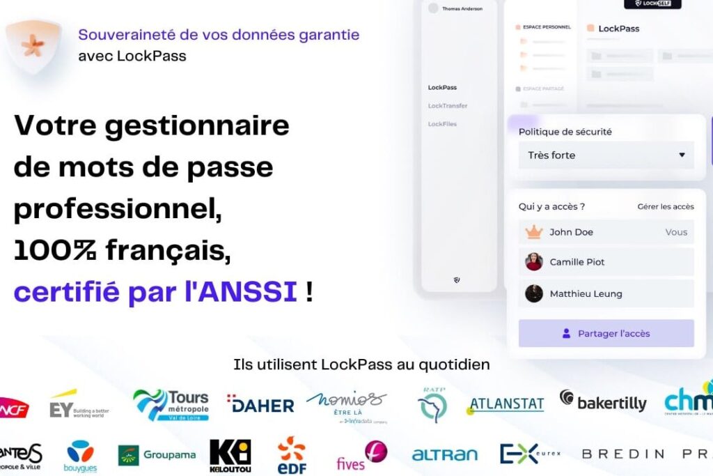 Top 5 des gestionnaires de mots de passe : LockPass N°1 1 top 5 des gestionnaires de mots de passe lockpass n1