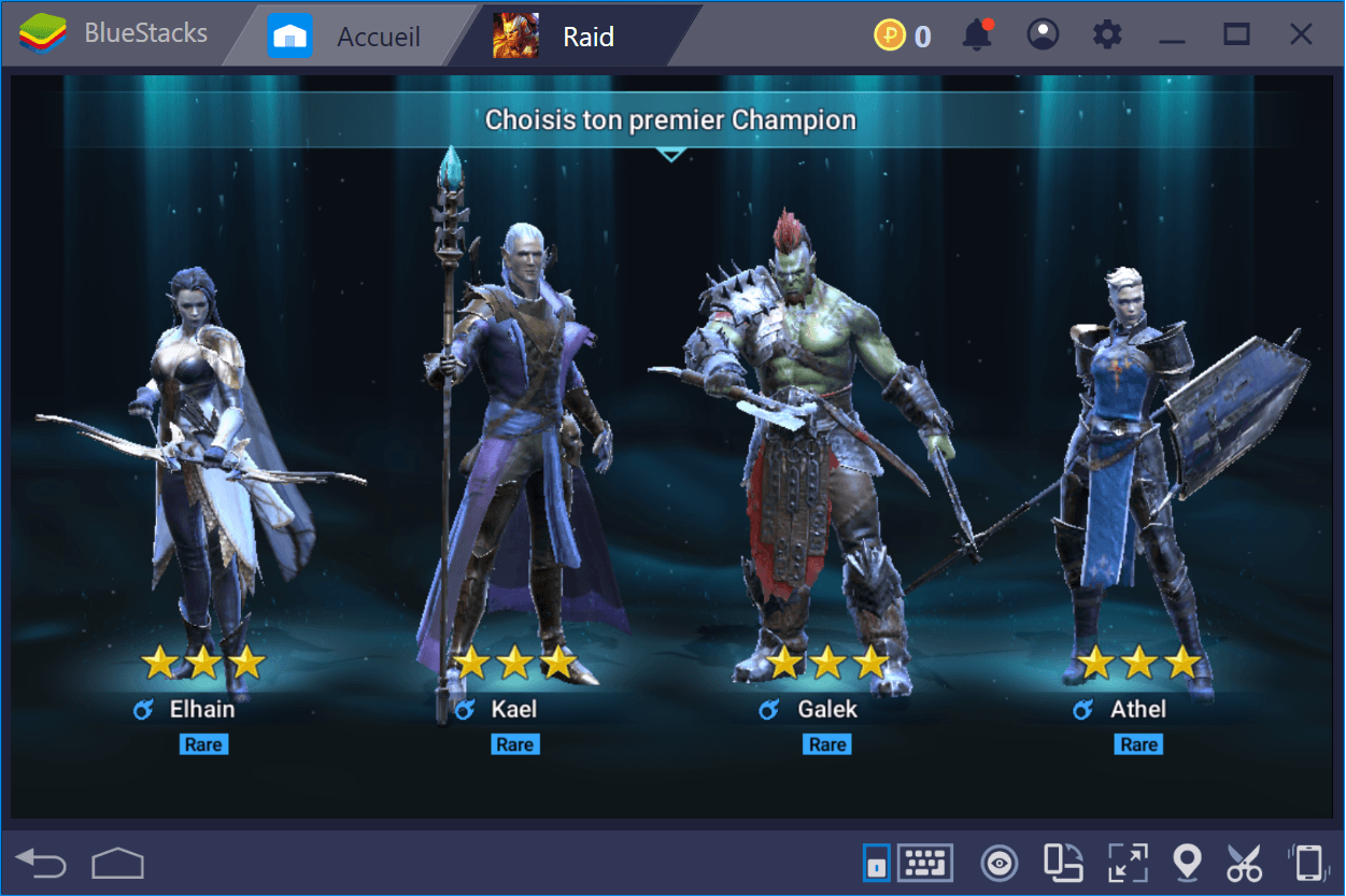 Raid choisir son premier champion 01