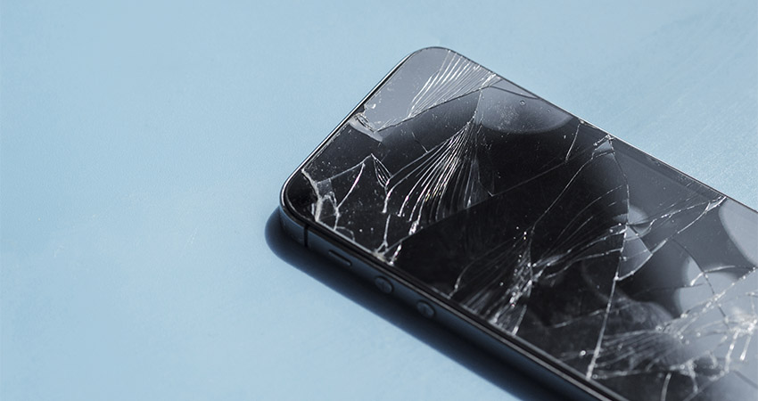 verre trempe casse