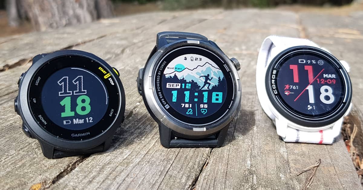 comparatif garmin55 corospace3 gps900decathlon