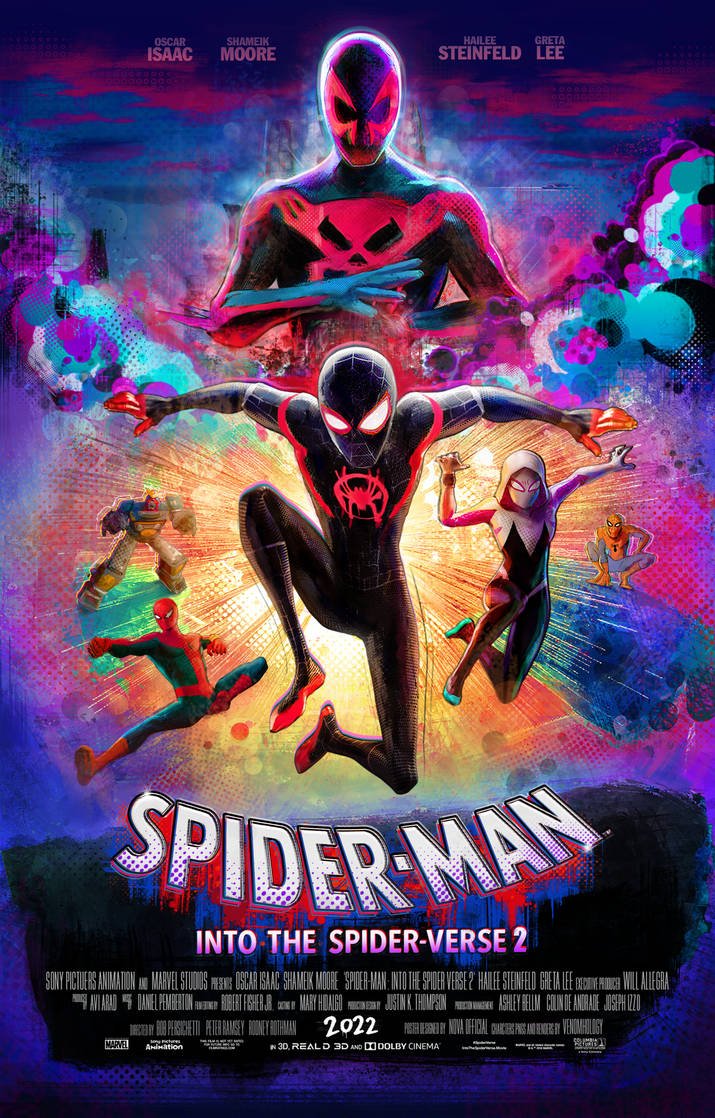 Spider-Man : Les différences entre les versions d’Across the Spider-Verse en salle 7 poster across the spider verse