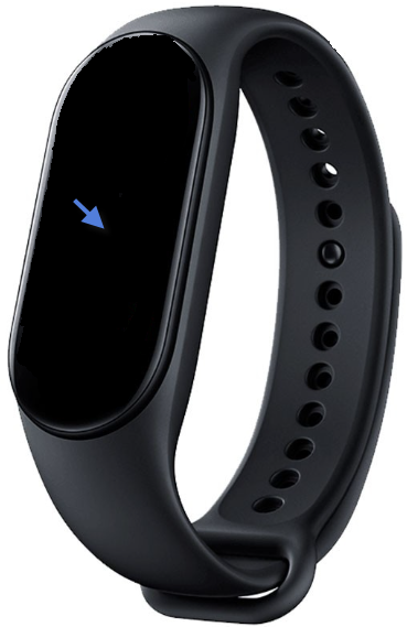 25120419 xiaomi smart band 7 allumer ou eteindre l equipement tapotez l ecran il sors de sa veille original