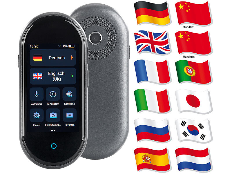 traducteur automatique 105 langues avec camera et fonction wifi ttl 105 ref NX4668 2