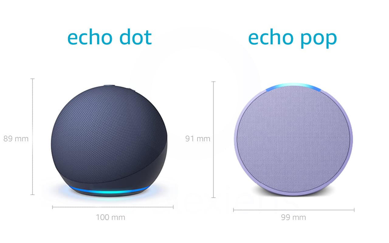 echo dot vs echo pop format