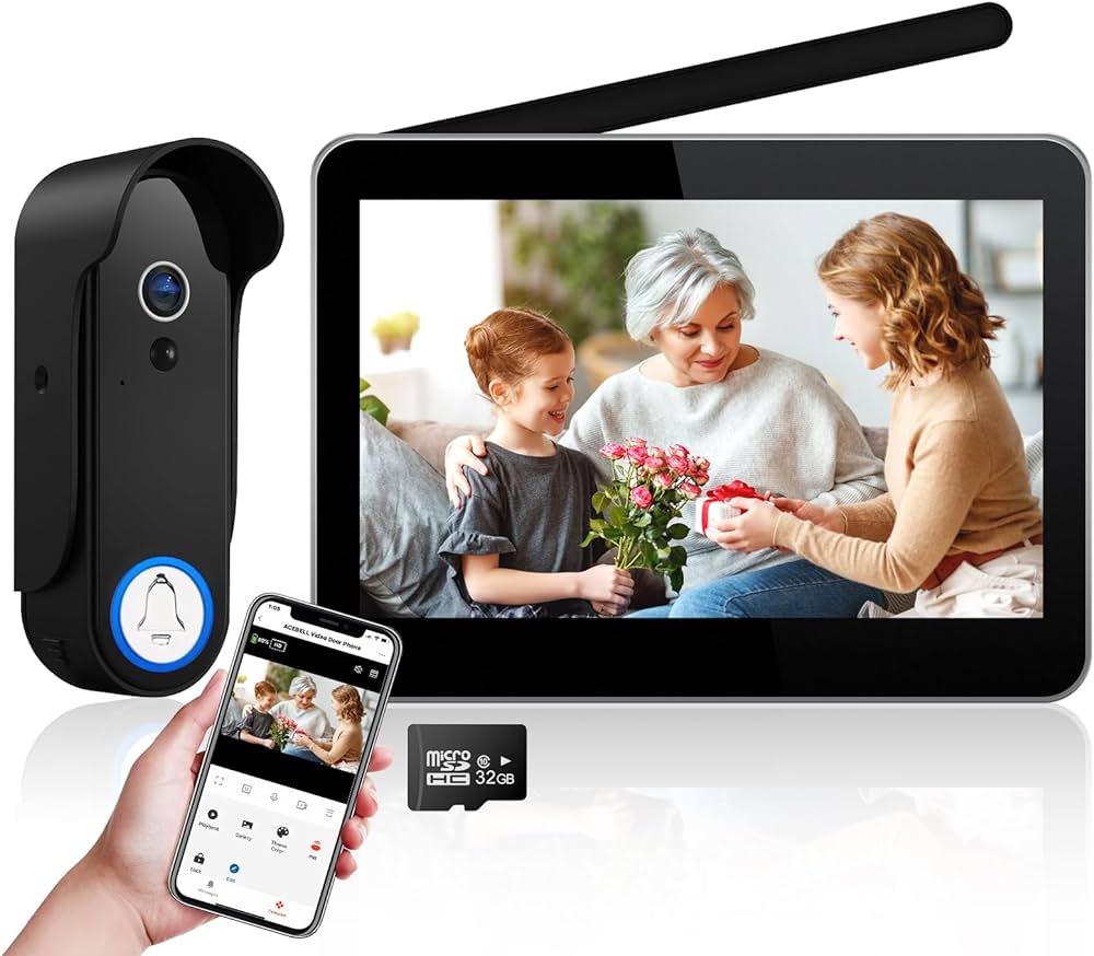 caracteristiques interphone video sans fil