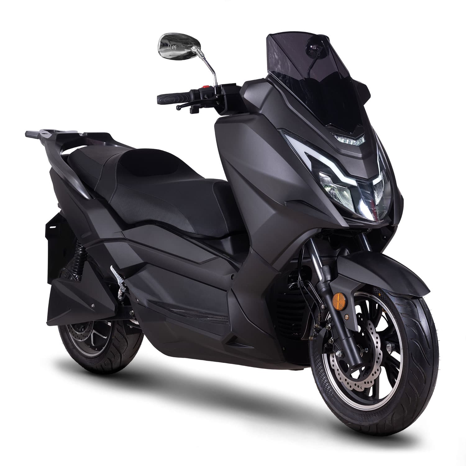 Test du Bolide E-Trail : ce scooter électrique peut-il concurrencer le BMW 04 ? 6 rider ng trois quart face droit