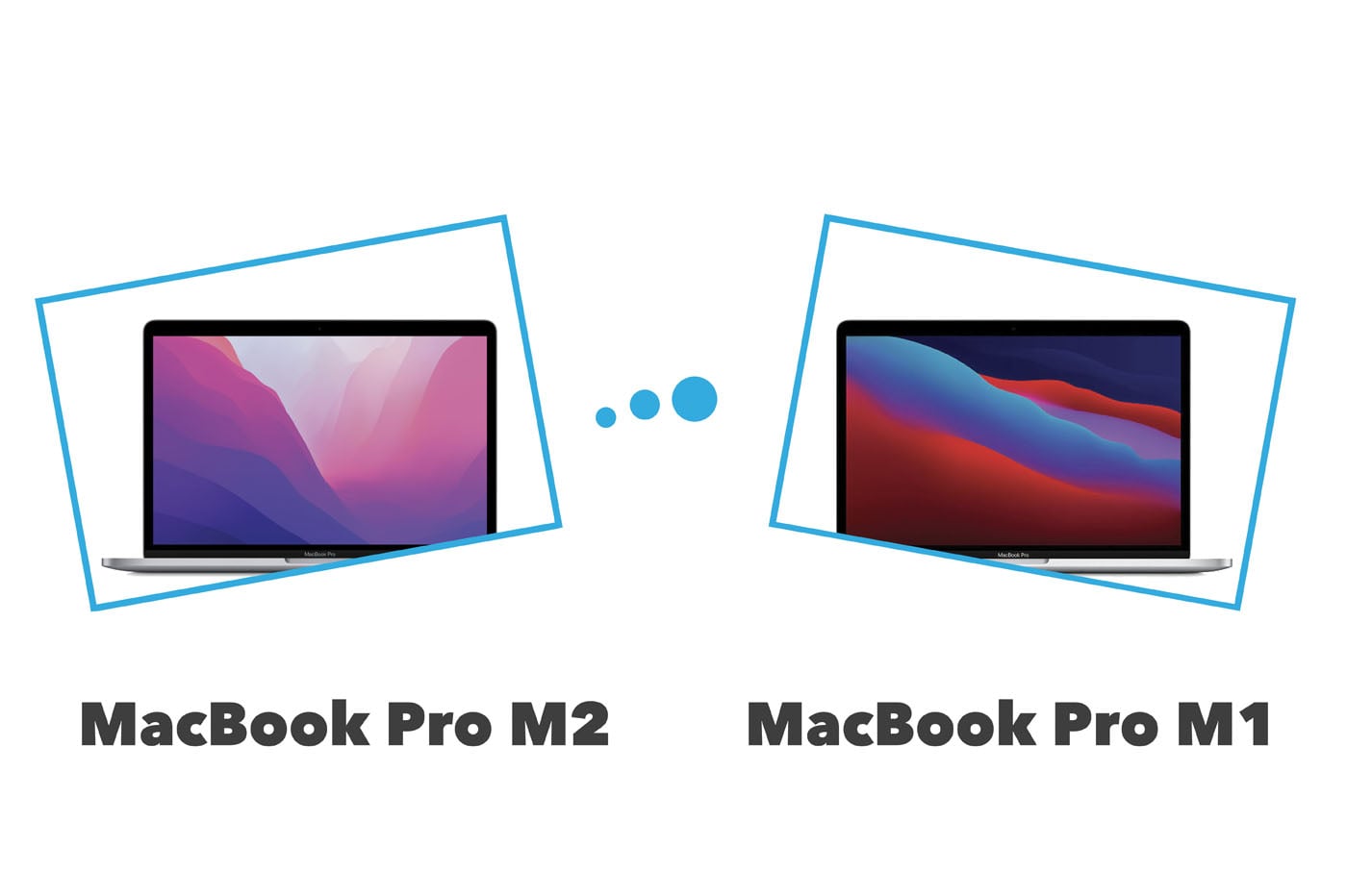 comparatif macbook pro m1 vs m2