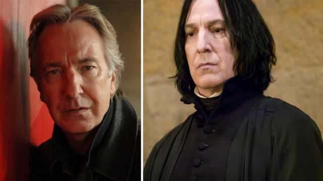 alan rickman le professeur severus rogue snape en anglais