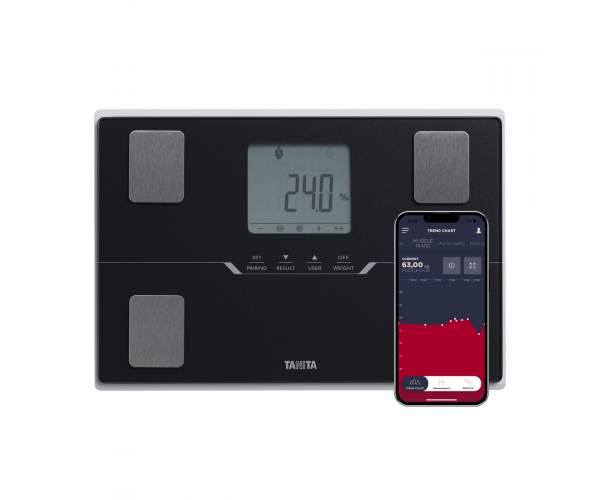 Test de la Tanita BC-401, une balance connectée précise 7 bc 401 bl top phone app 2 1