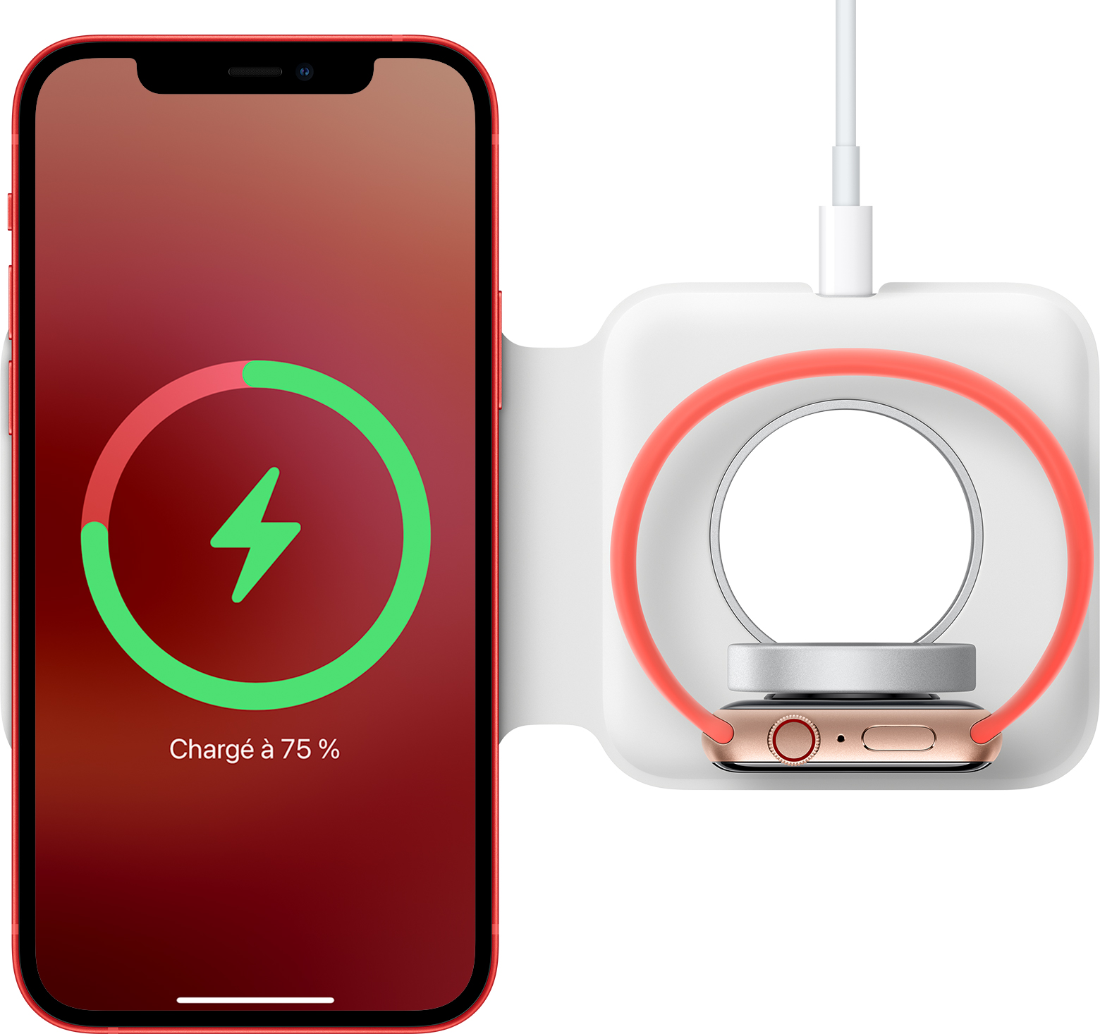 ios14 iphone12 apple watch series6 dual magsafe charger